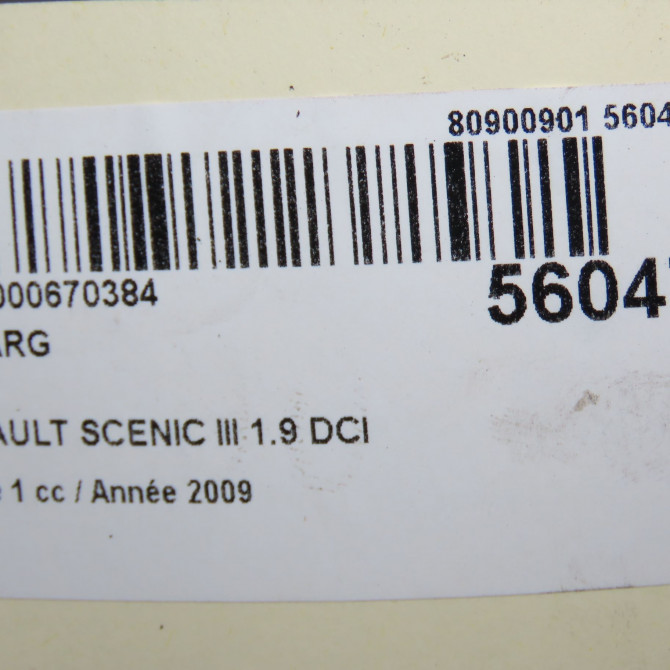 Feu arrière gauche occasion RENAULT SCENIC III Phase 1 04-2009->11-2011 1.9 DCI 130ch 265550014R 5