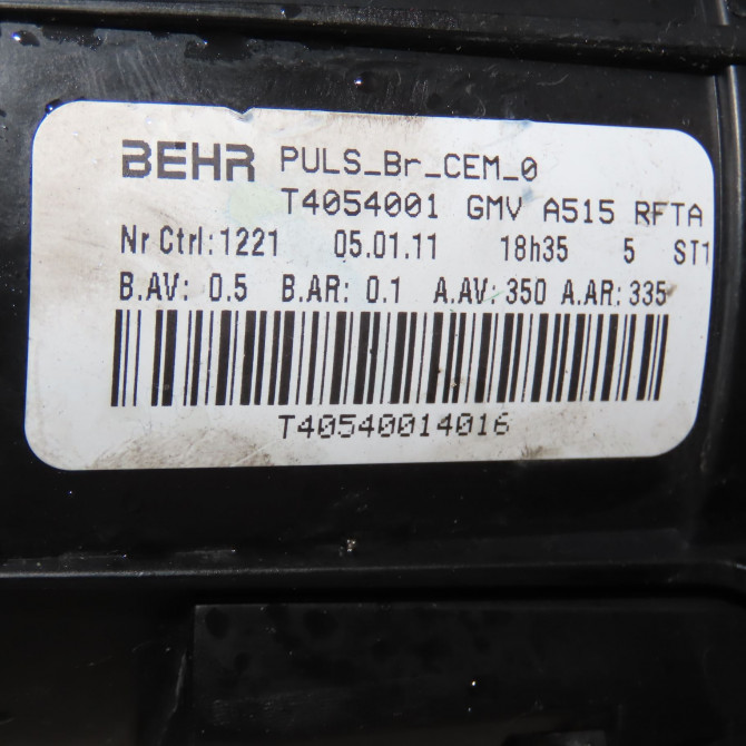 Ventilateur de chauffage occasion CITROEN DS3 Phase 1 11-2009->03-2014 1.4 VTi 16v 95ch 6441CS 6