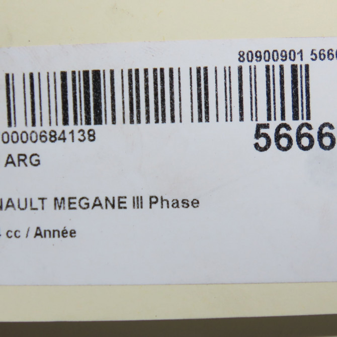 Feu arrière gauche occasion RENAULT MEGANE III Phase 3 10-2013->... 265550007R 6