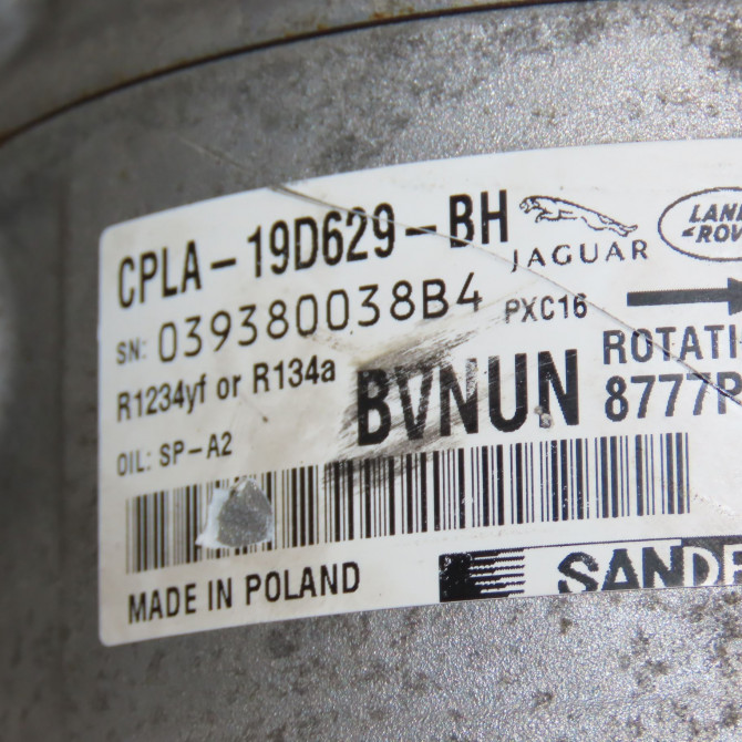 Compresseur air conditionne occasion LAND ROVER RANGE ROVER EVOQUE LR112585 7