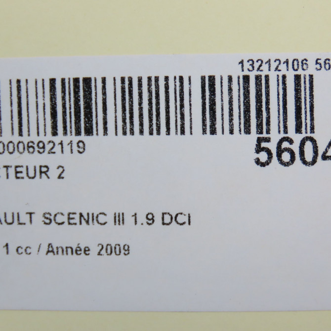 occasion RENAULT SCENIC III Phase 1 04-2009->11-2011 1.9 DCI 130ch 5