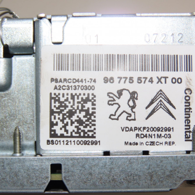 Autoradio occasion PEUGEOT 207 Phase 1 04-2006->06-2013 1.4i 16v 90ch 16106920XT 4