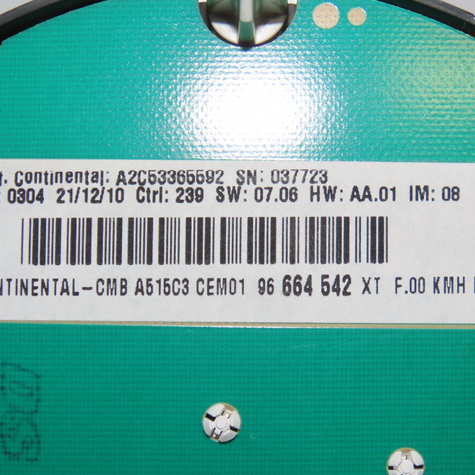 Compteur occasion CITROEN DS3 Phase 1 11-2009->03-2014 1.4 VTi 16v 95ch 98041357XT 4