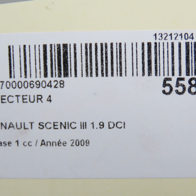 occasion RENAULT SCENIC III Phase 1 04-2009->11-2011 1.9 DCI 130ch 8200784019 5