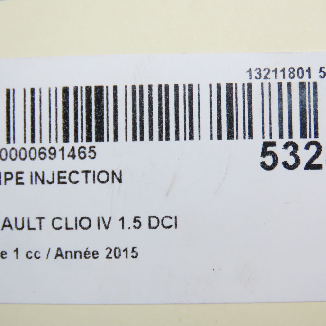Rampe injection occasion RENAULT CLIO IV Phase 1 07-2012->... 1.5 DCI 90ch 175215346R 5
