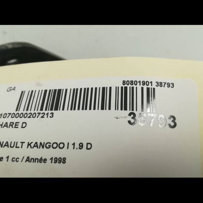 Phare gauche occasion RENAULT KANGOO I Phase 1 09-1997->06-2003 1.9 D 65ch 260602509R 3
