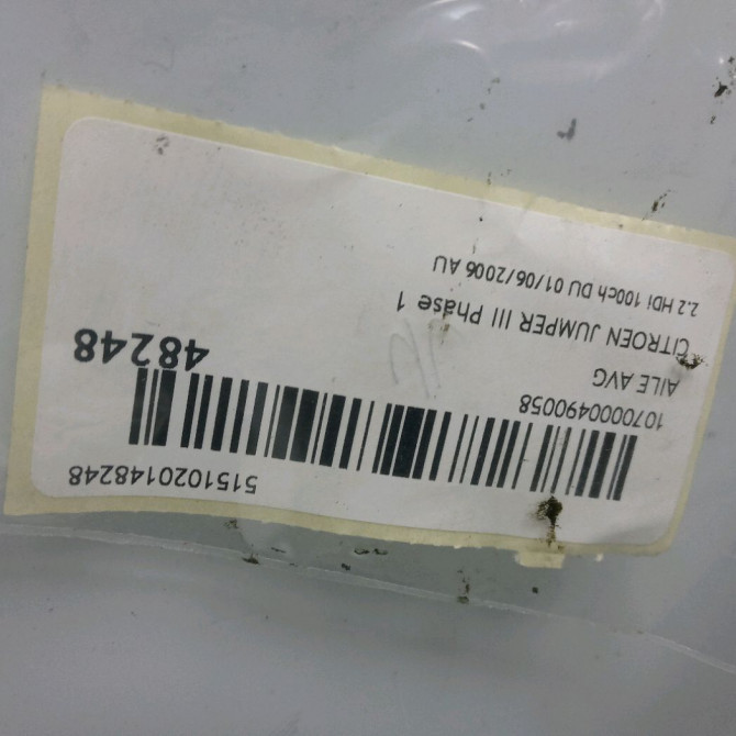 Aile avant gauche occasion CITROEN JUMPER III Phase 1 06-2006->... 2.2 HDi 100ch 1610458580 3