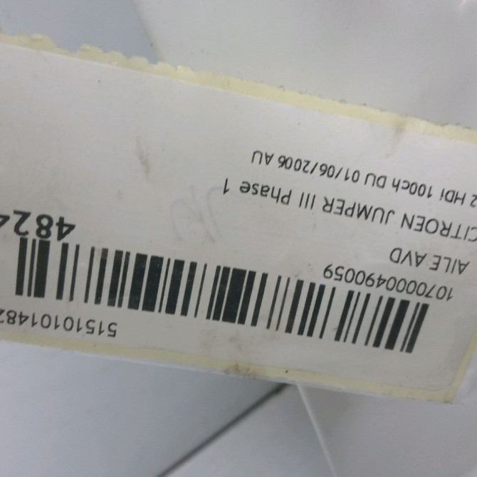 Aile avant droite occasion CITROEN JUMPER III Phase 1 06-2006->... 2.2 HDi 100ch 1610458480 3