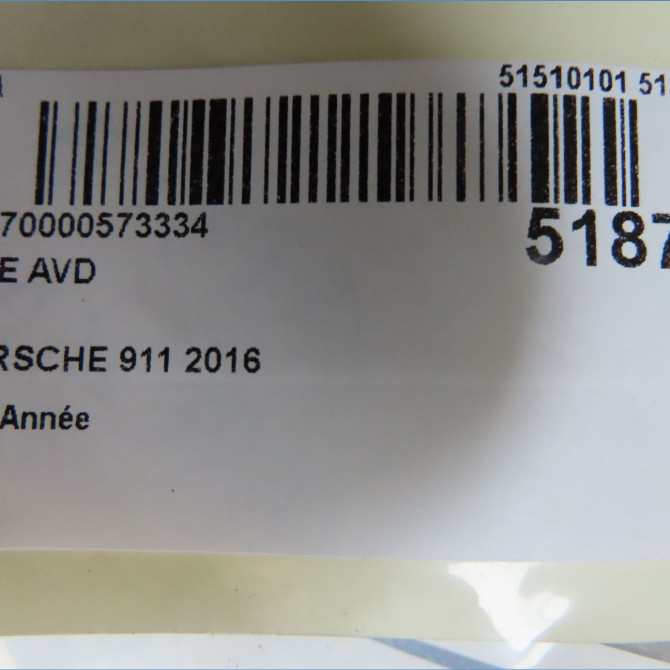 Aile avant droite occasion PORSCHE 911 7