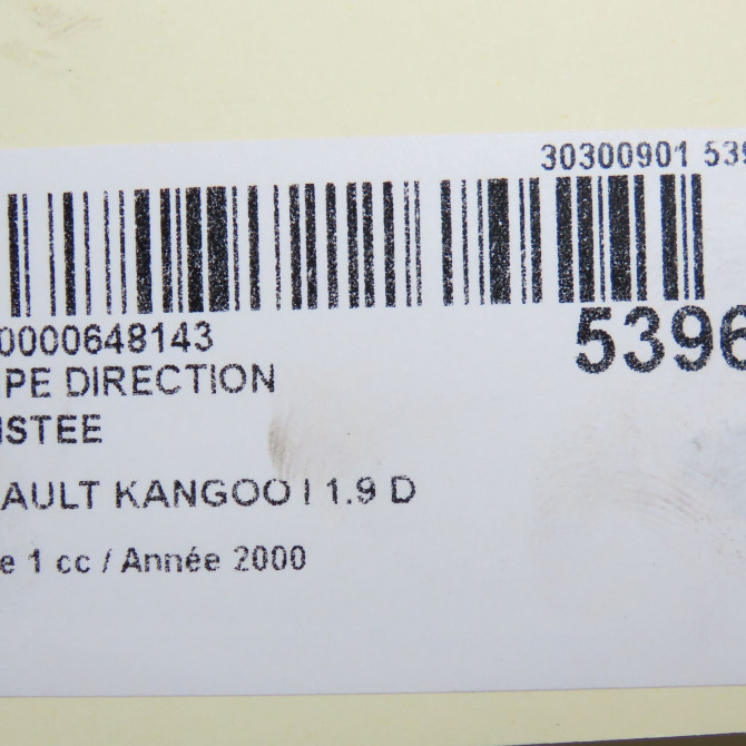 Pompe direction assistee occasion RENAULT KANGOO I Phase 1 09-1997->06-2003 1.9 D 65ch 491106408R 7
