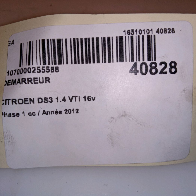 Démarreur occasion CITROEN DS3 Phase 1 11-2009->03-2014 1.4 VTi 16v 95ch V764559080 7