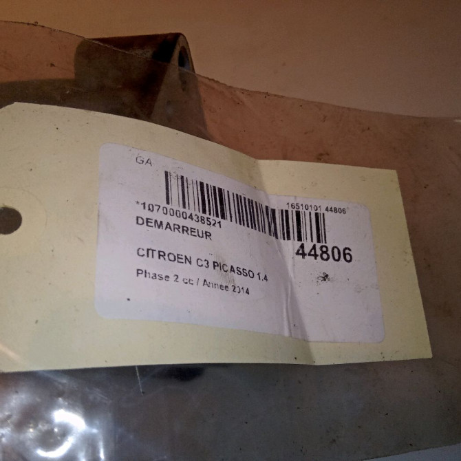 Démarreur occasion CITROEN C3 PICASSO Phase 2 09-2012->... 1.4 VTI 95ch V764559080 7