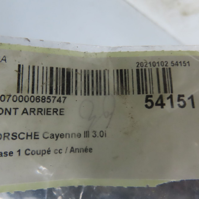 Pont arriere occasion  DG500043J 6