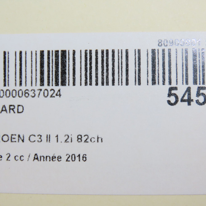 Feu arrière droit occasion CITROEN C3 II Phase 2 03-2013->12-2016 1.2i 82ch 9803928480 6