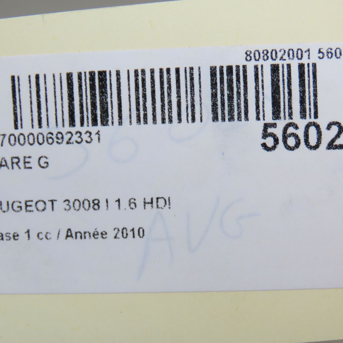 Phare gauche occasion PEUGEOT 3008 I Phase 1 04-2009->12-2013 1.6 HDI 110ch 6208N9 5