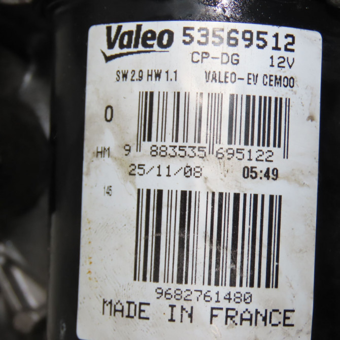 Moteur essuie-glace avant occasion CITROEN C5 II Phase 1 04-2008->... 2.0 HDi 140ch 6405LC 5