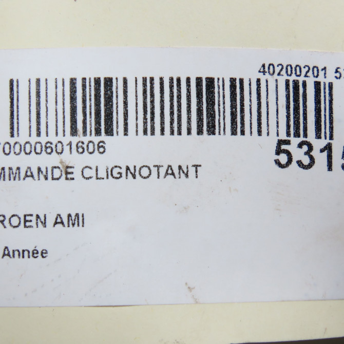 Commande clignotant occasion CITROEN 9838423580 5
