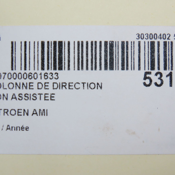 Colonne de direction non assistee occasion CITROEN 4123GK 6