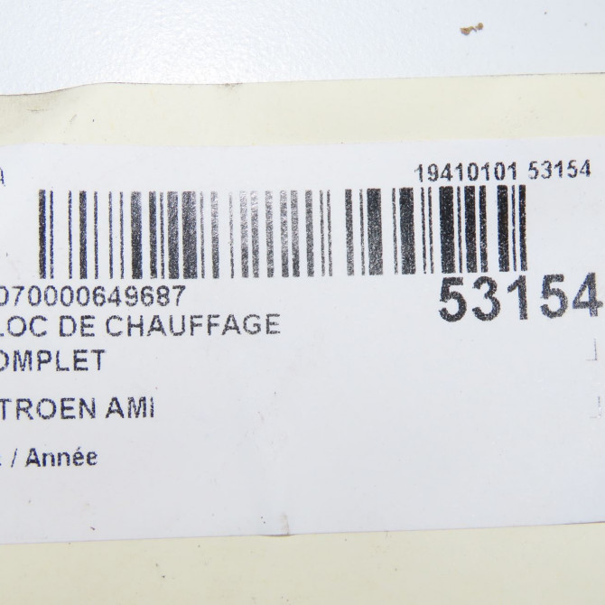 Bloc de chauffage complet occasion CITROEN 9842377980 8