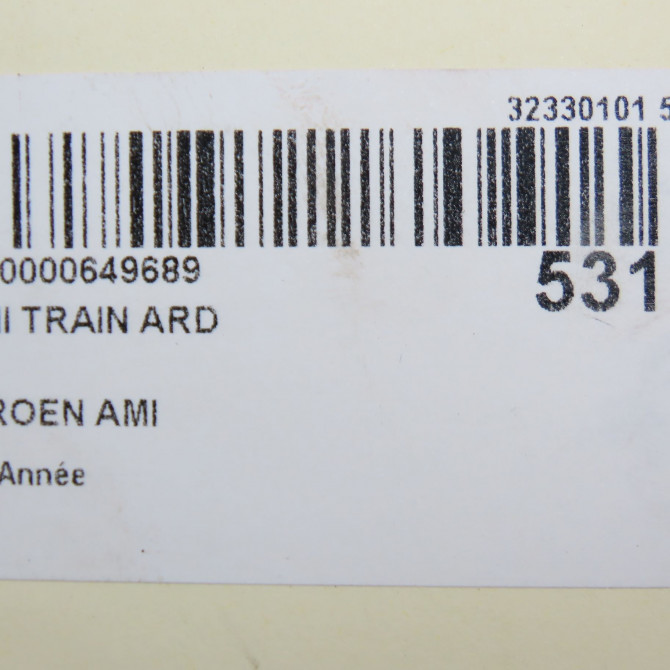 Demi train arrière droit occasion CITROEN 5