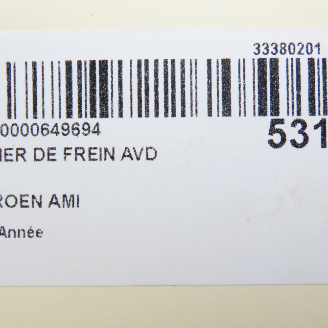 Etrier de frein avant droit occasion CITROEN 1663358280 7