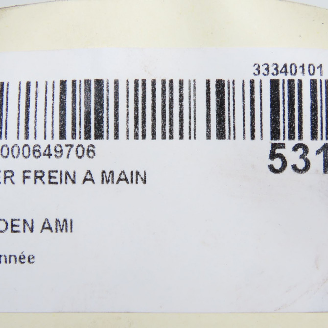 Levier frein a main occasion CITROEN 9838312780 6