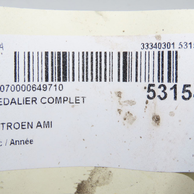 Pedalier complet occasion CITROEN 5