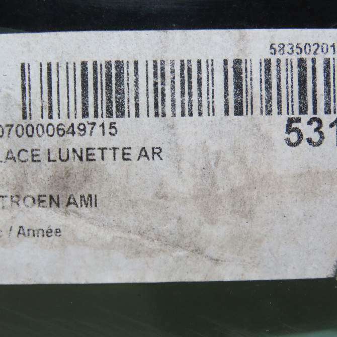 Glace lunette ar occasion CITROEN 9837687780 2