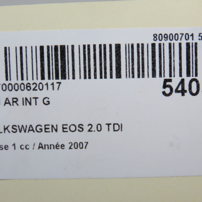 Feu arrière interieur gauche occasion VOLKSWAGEN EOS Phase 1 04-2006->01-2011 2.0 TDI 140ch 1Q0945093 6