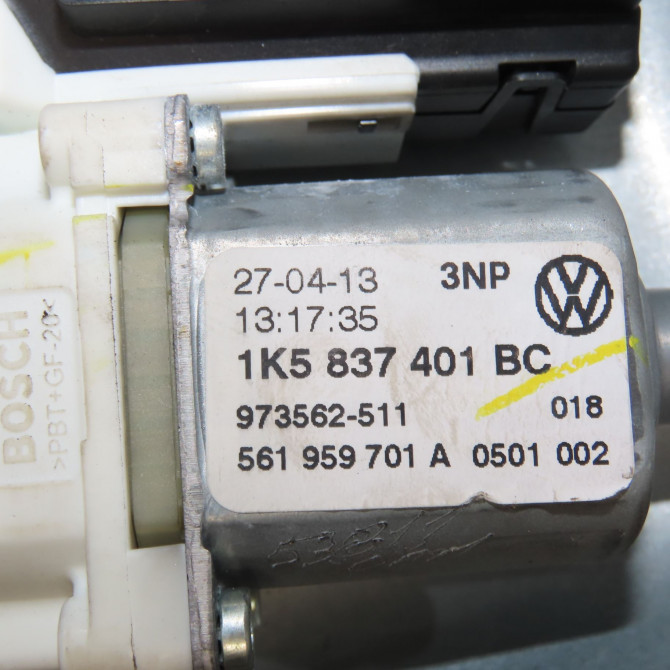 Mecanisme+moteur leve-glace avg occasion VOLKSWAGEN GOLF VI 1K5837461B 5