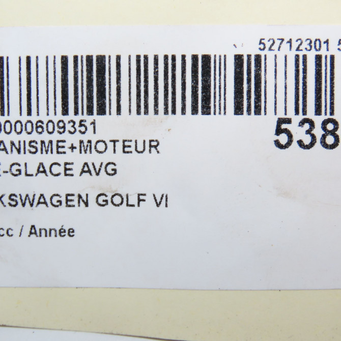 Mecanisme+moteur leve-glace avg occasion VOLKSWAGEN GOLF VI 1K5837461B 7