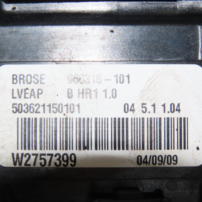 Mecanisme+moteur leve-glace avg occasion RENAULT SCENIC III Phase 1 04-2009->11-2011 1.9 DCI 130ch 807212569R 5