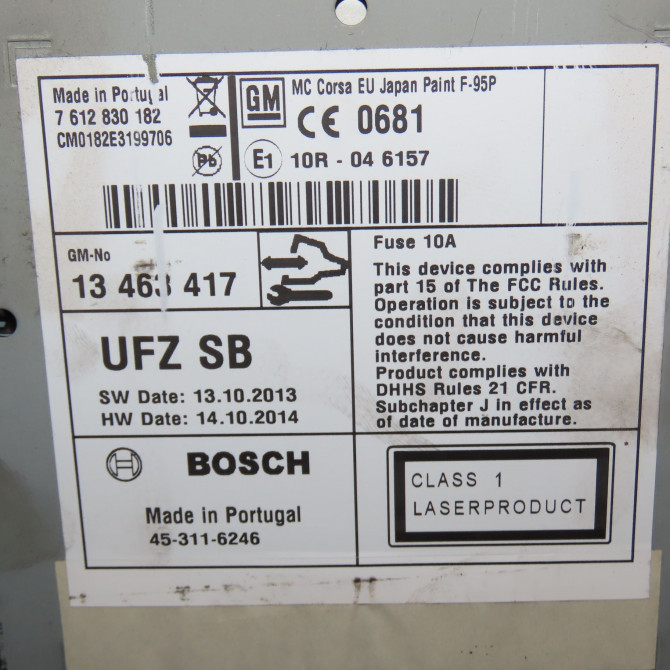 Autoradio occasion OPEL CORSA V 13407113 4