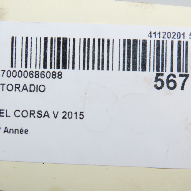 Autoradio occasion OPEL CORSA V 13407113 6