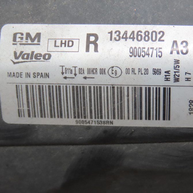 Phare droit occasion OPEL CORSA V 13446802 4
