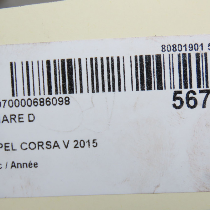 Phare droit occasion OPEL CORSA V 13446802 6