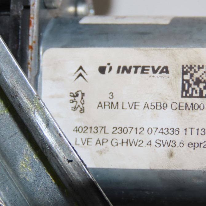 Mecanisme+moteur leve-glace arg occasion CITROEN C3 PICASSO 9802602280 4
