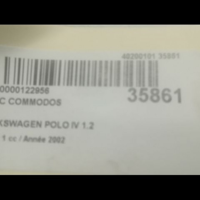 Bloc commodos occasion VOLKSWAGEN POLO IV Phase 1 01-2002->05-2005 1.2 65ch 6Q0953513E9B9 5