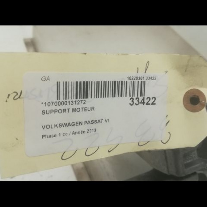 Support moteur occasion VOLKSWAGEN PASSAT VI Phase 1 10-2010->... 1.6 TDI 105ch 4
