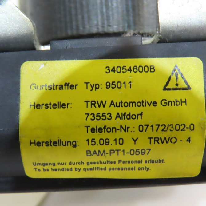 Ceinture avant gauche occasion RENAULT MODUS Phase 2 01-2008->12-2012 1.5 DCI 90ch 8200838273 4