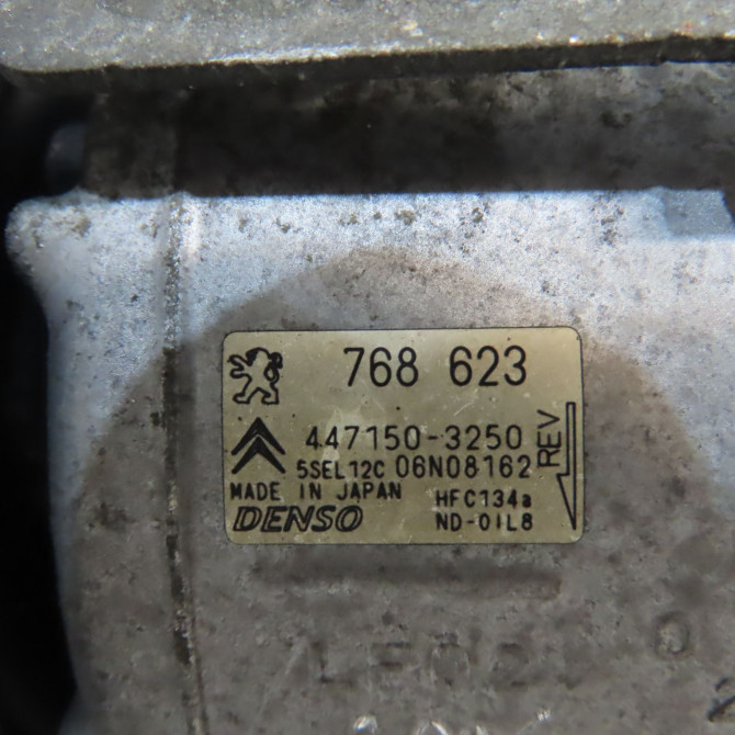 Compresseur air conditionne occasion CITROEN DS4 Phase 1 01-2011->03-2016 1.6 e-HDi 110ch 9826268480 3