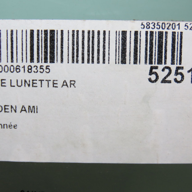 Glace lunette ar occasion CITROEN 9837687780 2