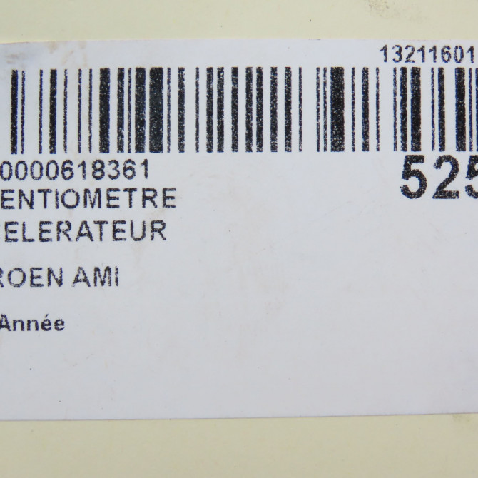 Potentiometre accelerateur occasion CITROEN 6