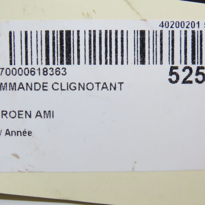 Commande clignotant occasion CITROEN 9838423580 5