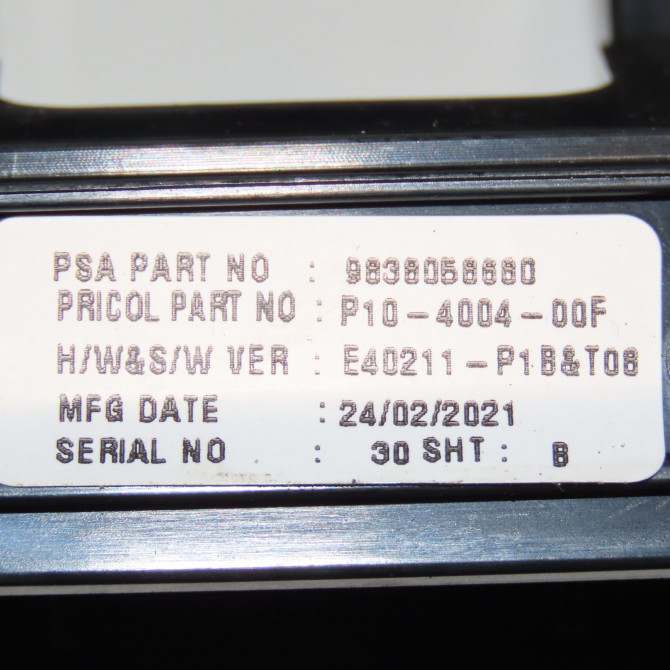 Compteur occasion CITROEN 9838058680 4