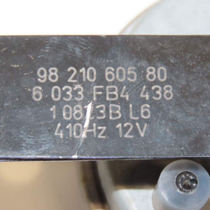 Klaxon  / avertisseur occasion CITROEN 9821060580 4