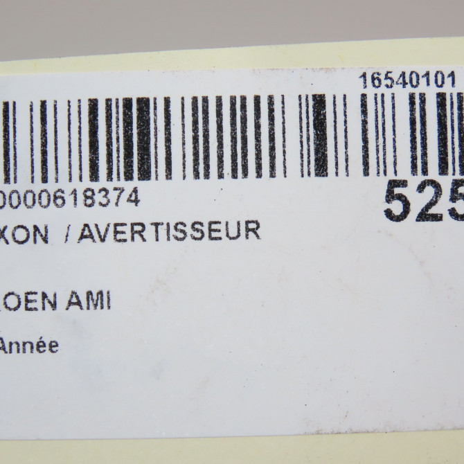 Klaxon  / avertisseur occasion CITROEN 9821060580 6