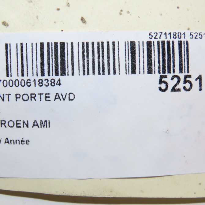 Joint porte avd occasion CITROEN 9838252380 2