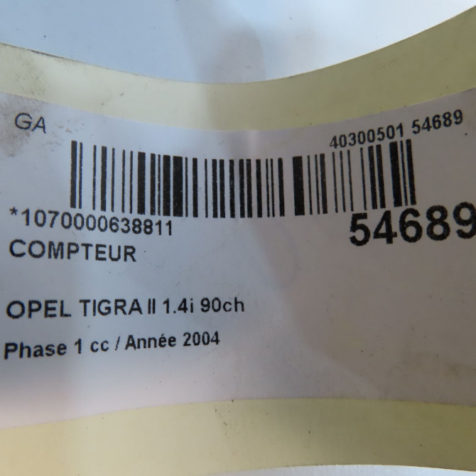 Compteur occasion OPEL TIGRA II Phase 1 09-2004->... 1.4i 90ch 13242890 5