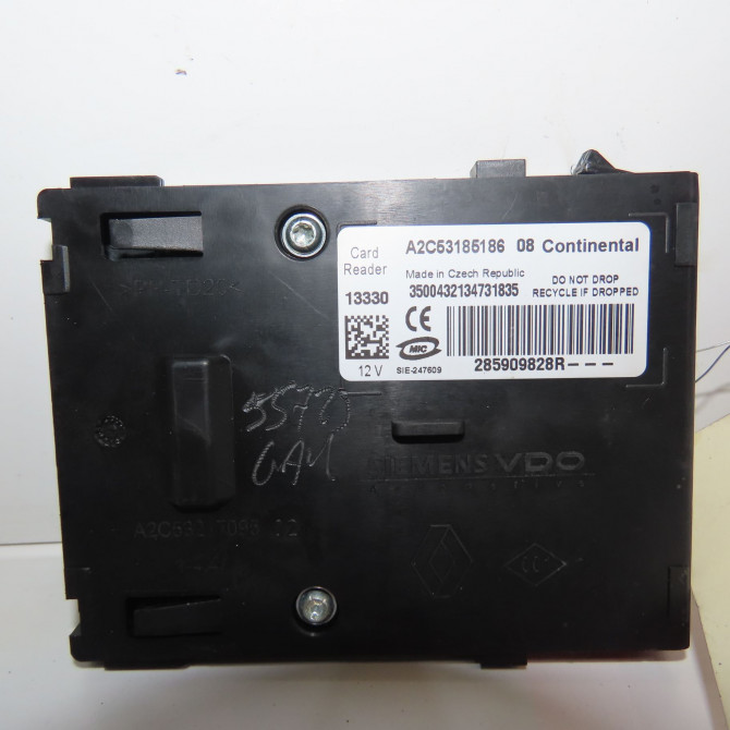 Lecteur de carte occasion RENAULT MEGANE III Phase 2 01-2012->06-2014 1.6 DCI 130ch 285909828R 2